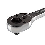 Трещотка KING TONY 1/2" 262 мм 32 зубца флажковая с кнопкой 4771-10GR, фото 2