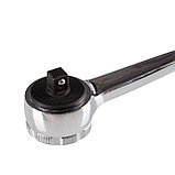 Трещотка KING TONY 1/4" 144мм 72 зубца дисковый механизм 2755-55G, фото 3