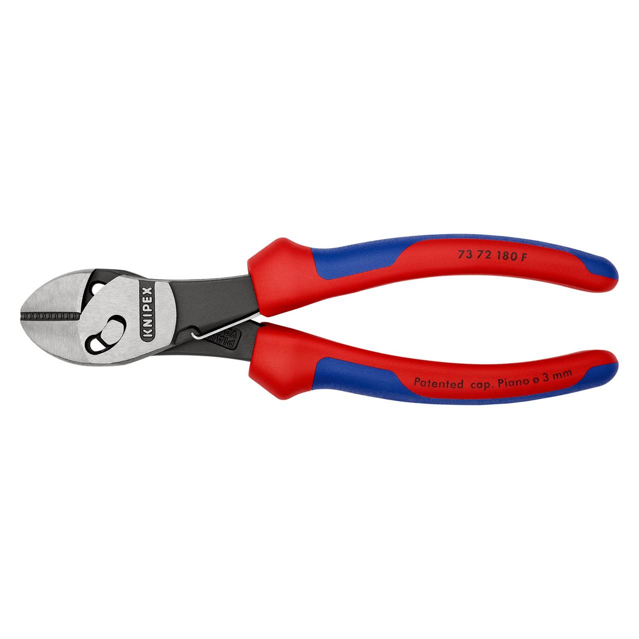 Кусачки боковые повышенной мощности KNIPEX TwinForce 180мм 7372180F, фото 1