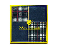 Платок носовой в упаковке (с клеткой), 12 см