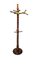 Вешалка-стойка (напольная), дерево, 185 см