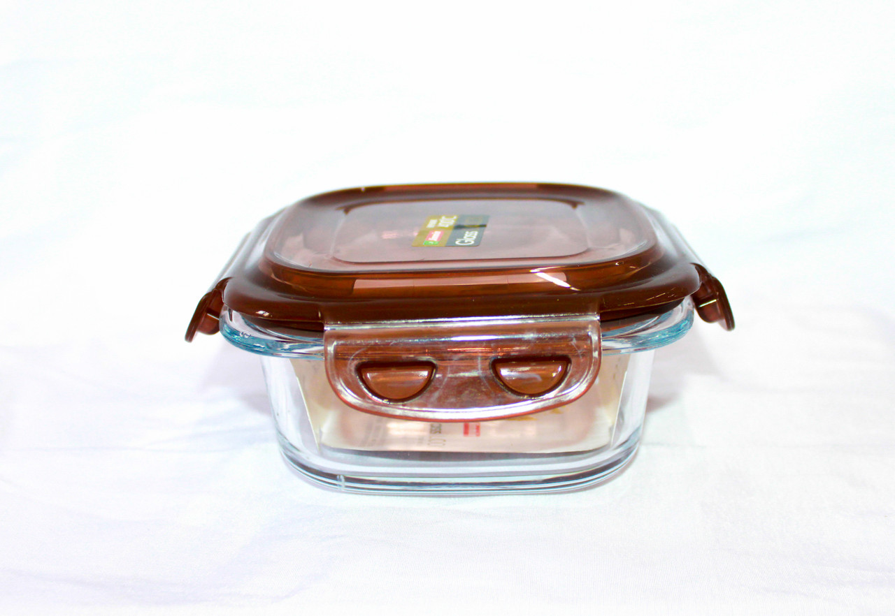Контейнер для еды, стеклянный, D 19 см, фото 1