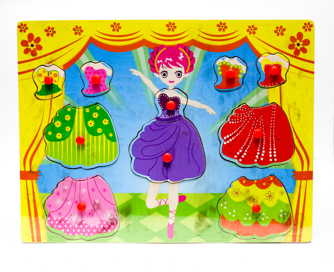 Пазл-контуры для малышей "Принцесска", 30*22 см, фото 1