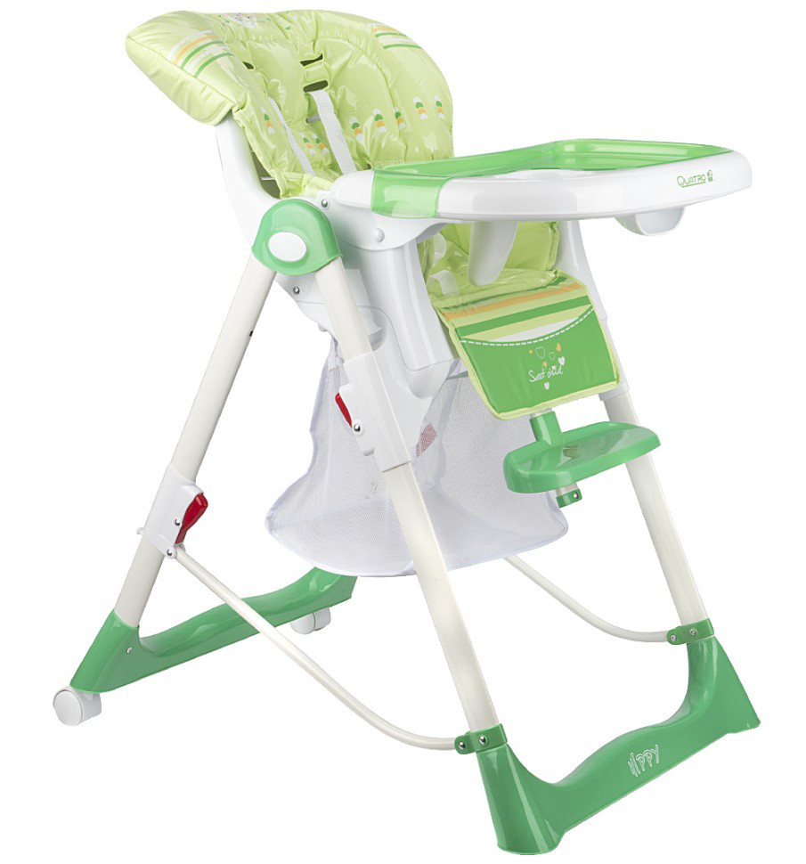 Стульчик для кормления Quatro Hippy зелёный, фото 1