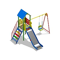 Игровые комплексы на металлическом каркасе