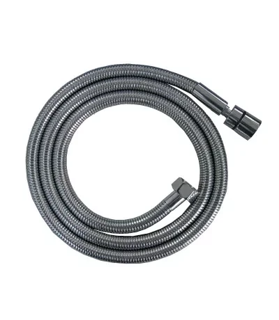 Шланг душевой Lemark LE8035S, двухзагибный, растяжной от 1,5 м до 1,8 м, Turn-Free, сталь, хром, фото 1