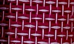 Рогожка крупная, листовая, бордовая