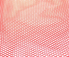 Сетка "соты", листовая, красная