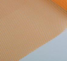 Сетка "соты", листовая, оранжевая