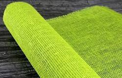 Сетка рулонная, джут, зеленая