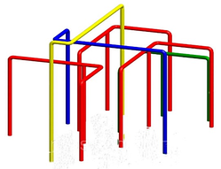 Брусья-лабиринт. марка 2 УСН 8601-0213-0102