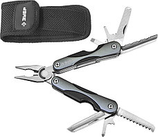 Многофункциональный инструмент мини, ЗУБР 10 в 1, металлическая рукоятка 85 мм (47750)