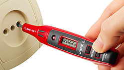 Пробник электрический ЗУБР 100-250 В, 140 мм, поиск электромагнитного излучения (45240)