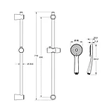 Душевой гарнитур IDDIS CUBA CUB3F00i16, фото 2