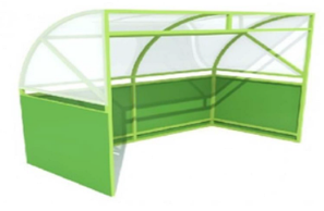 Навесы для мусорных баков УСН