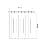 Штора для ванной комнаты IDDIS B71P218i11 180*200см, полиэстер., фото 8