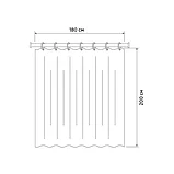 Штора IDDIS для ванны полиэстер 200*180 (B53P218i11), фото 2