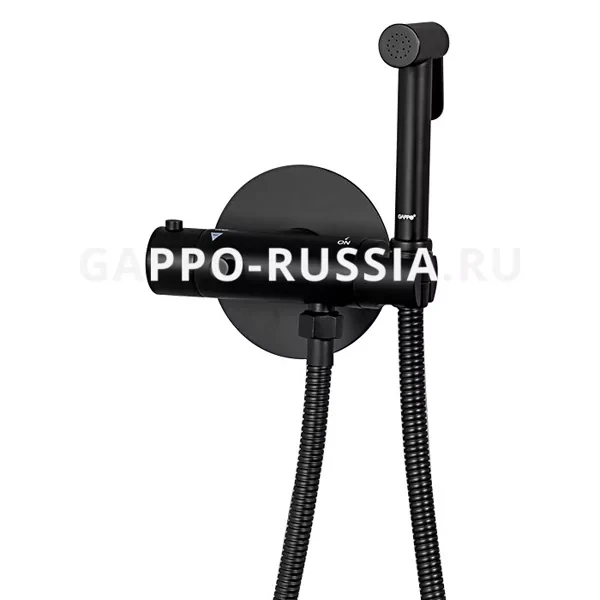 Термостатический смеситель с гигиеническим душем Gappo G7290-6, фото 1