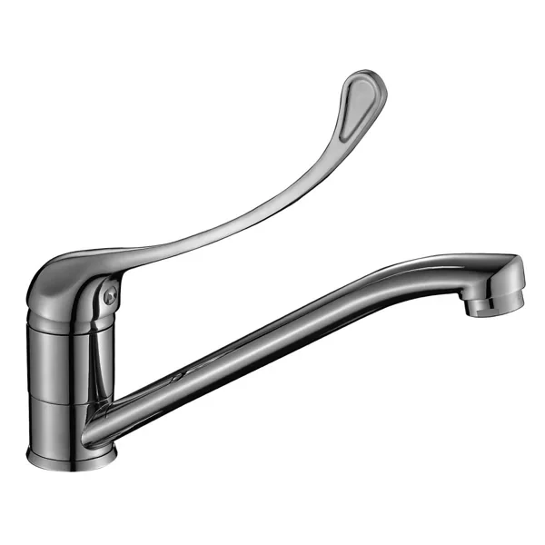 Смеситель ROSSINKA Y35-25 (35 мм) кухня с поворотным изливом 250мм локтевой, фото 1