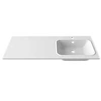 Раковина-столешница ULGRAN «Paola Bella» 1200 R с отверстием под смеситель универсальная