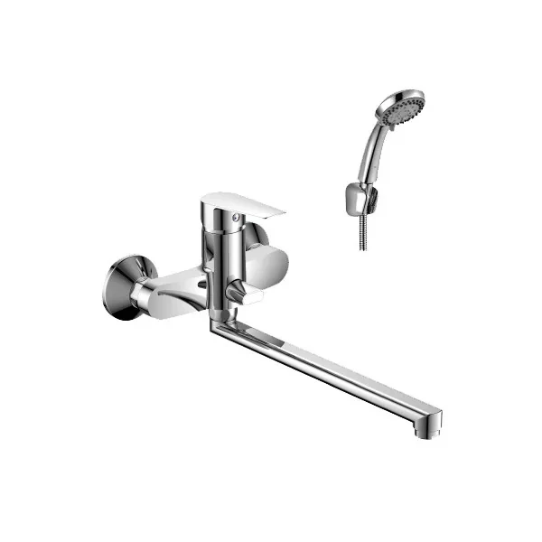 Смеситель для ванны "Rossinka" S35-33 с плоским изливом, фото 1