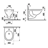 Биде подвесное Jika LYRA 8303710000001, фото 2