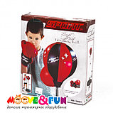 Набор для бокса детский (груша на стойке и перчатки), фото 4