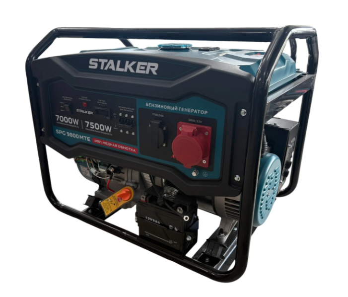 Бензиновый генератор Stalker SPG 9800 MТЕ, фото 1