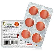 Леденцы Апельсин и Тулси от кашля и боли в горле 1 блистер/6 шт, Sangam Herbals