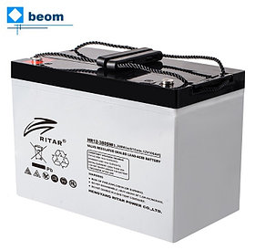Аккумуляторная батарея Ritar HR12-380SW (12В 100Ач | размеры ШхГхВ 307х169х215 мм | вес 30кг | Тип клемм болтовое соединение T16)