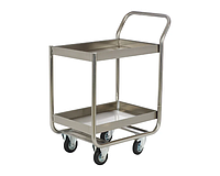 Тележка для транспортировки материалов (2 этажа с хранилищем)