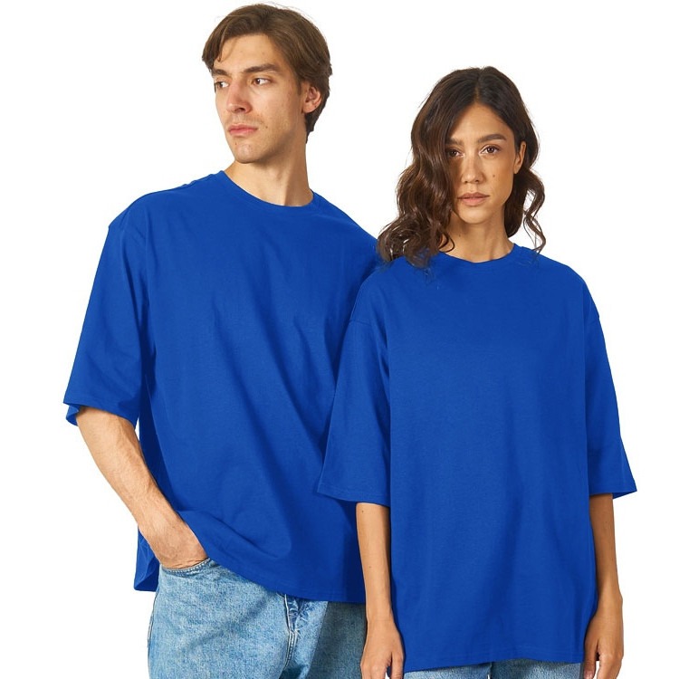 Футболка оверсайз «Berlin» унисекс, синий, фото 1