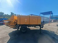 Бетононасос прицепной электрический HBT 50-13-5S, 50 м³/ч, с бетоноводами 100 м
