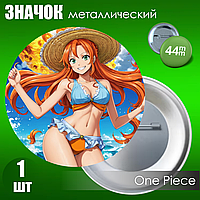 Сувенирный значок "One Piece" (44мм)