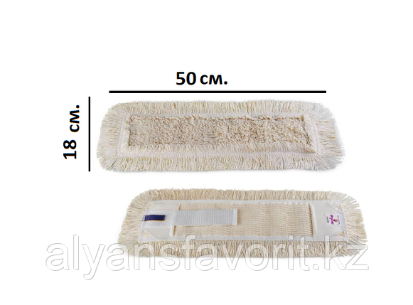 Моп петельчатый хлопковый 50 см. (сменная насадка на швабру), фото 1