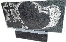 Памятники из серого гранита