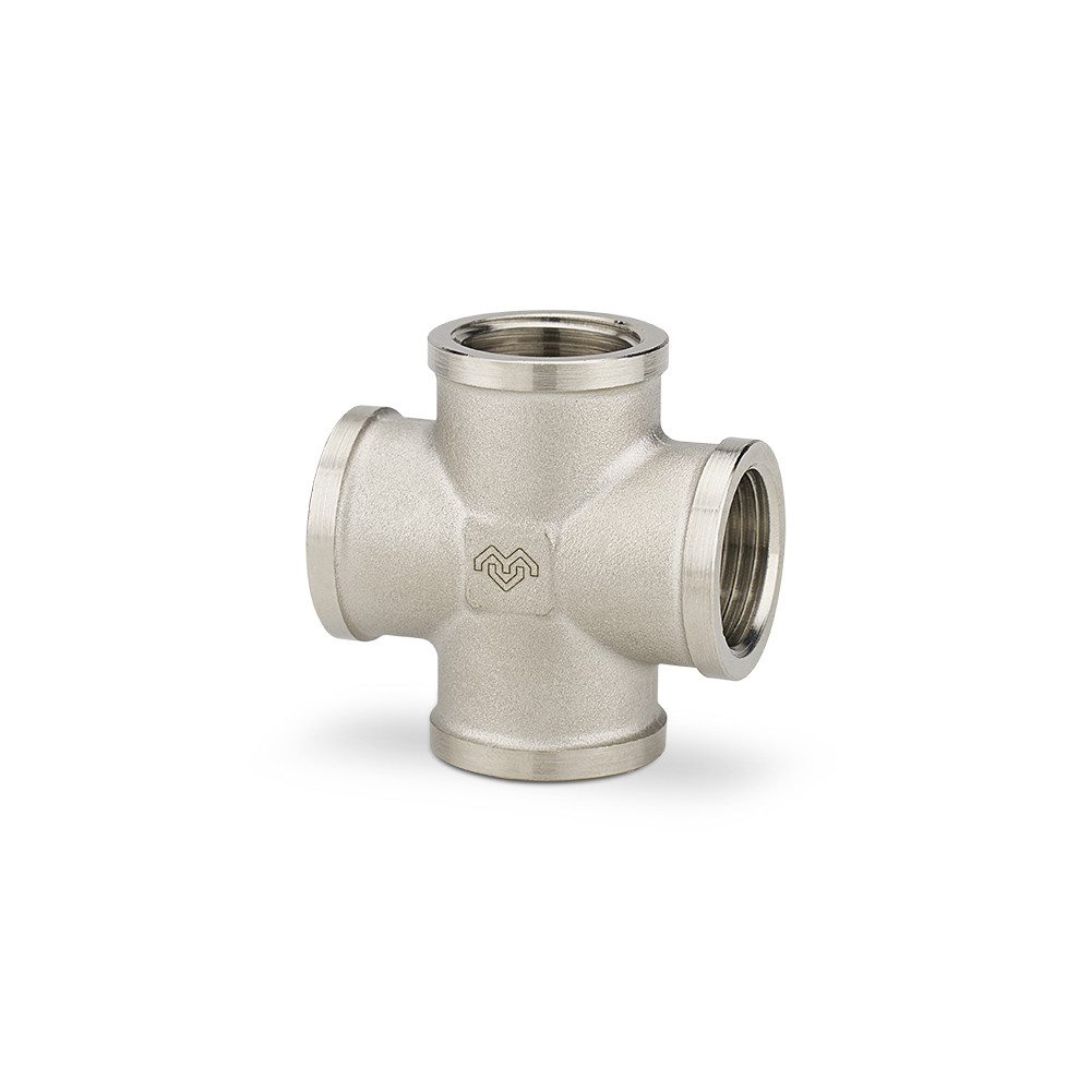 Крестовина 1/2" ВР, никелированная, Varmega