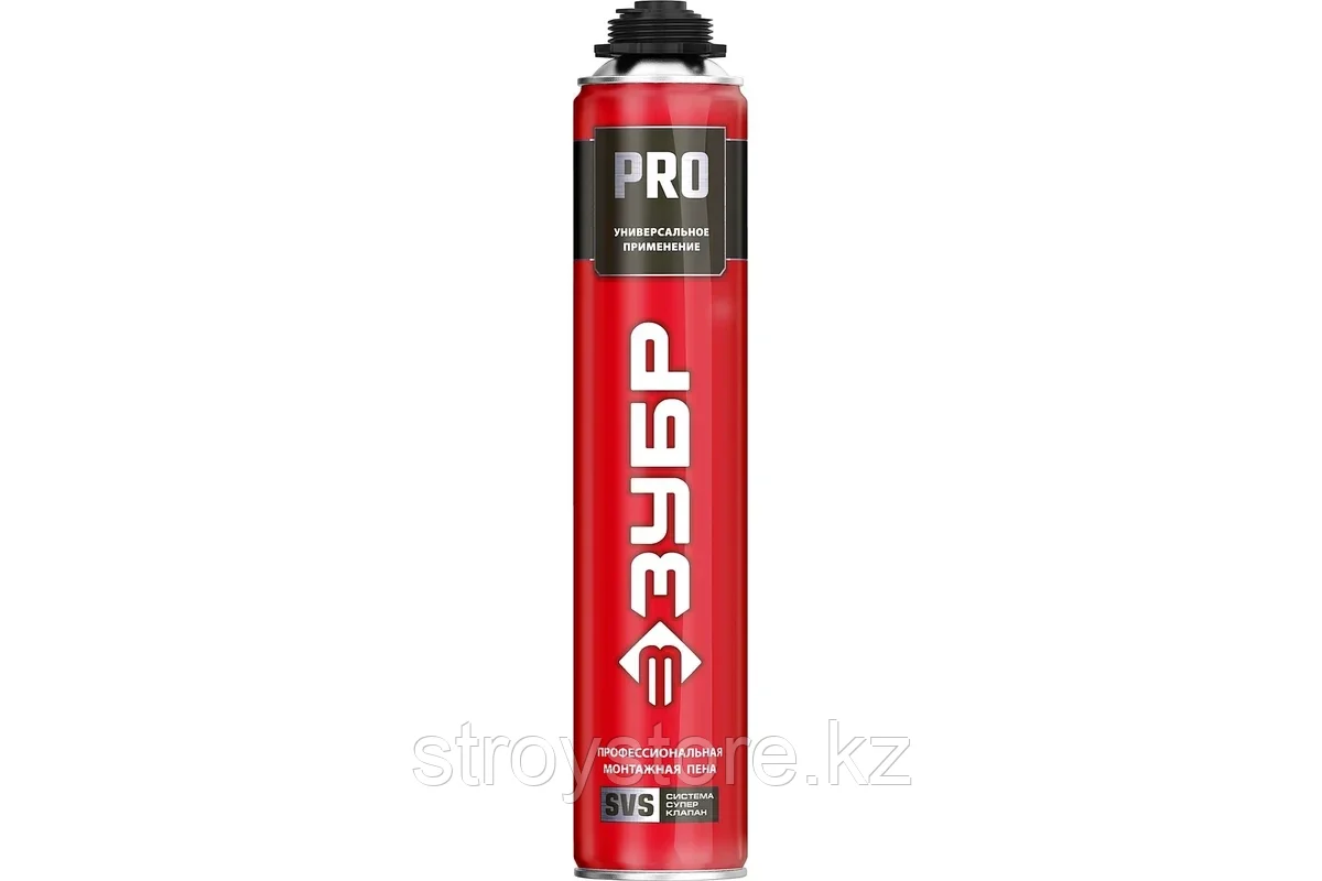 Пена монтажная, выход до 45л SVS 750мл, профессиональная пистолетная всесезонная, ЗУБР PRO