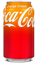 Coca-Cola Orange Cream 355ml США (12шт-упак)