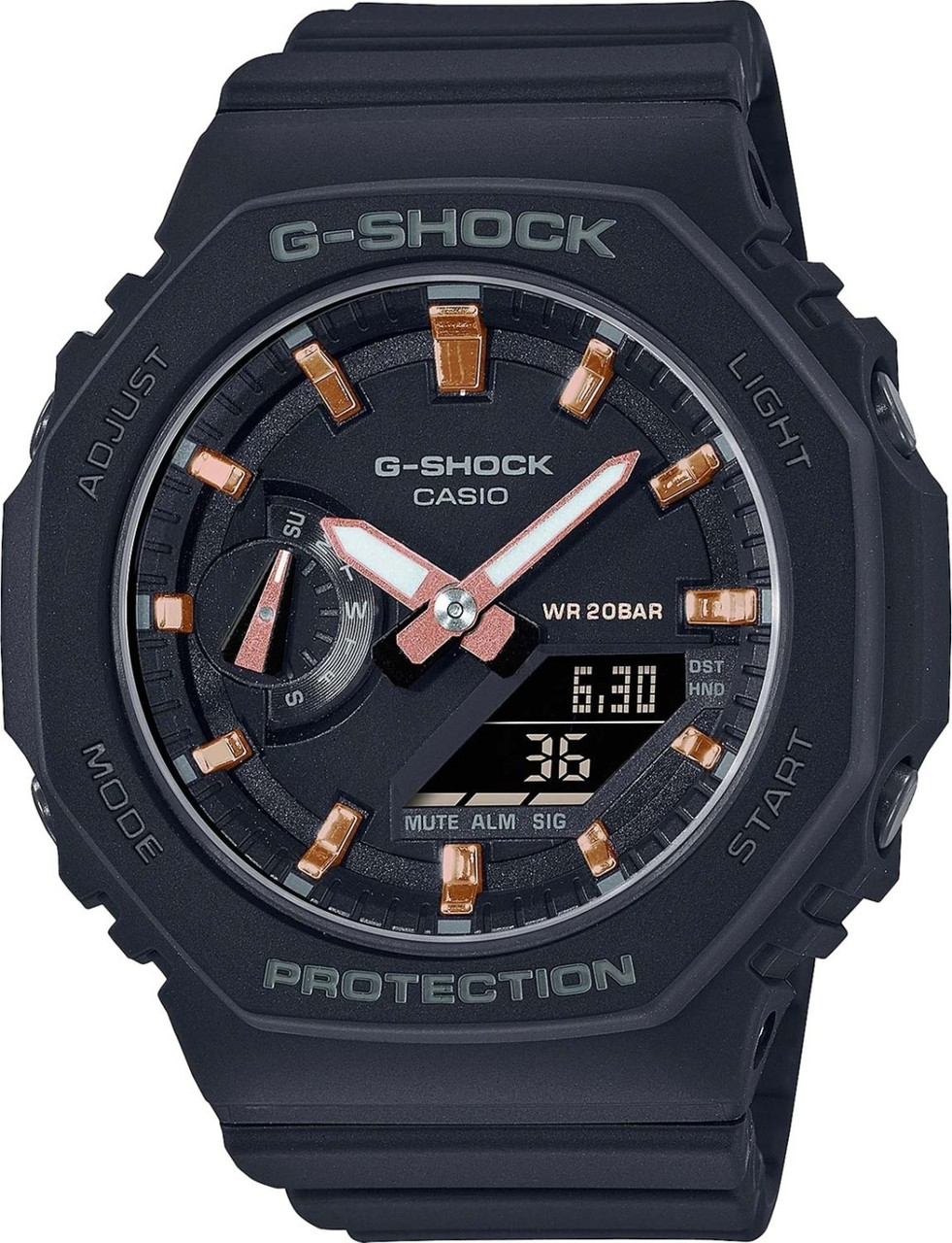 Часы Кварцевые CASIO GMA-S2100-1AER пластик
