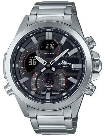 Часы Кварцевые CASIO ECB-30D-1AEF нержавеющая сталь, фото 1