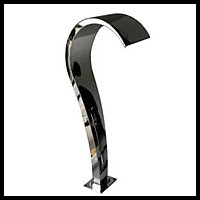 Водопад для бассейна Кобра HCC (нержавеющая сталь, размер = 800 x 500 мм)