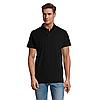 Футболка поло Favor, черная, фото 2