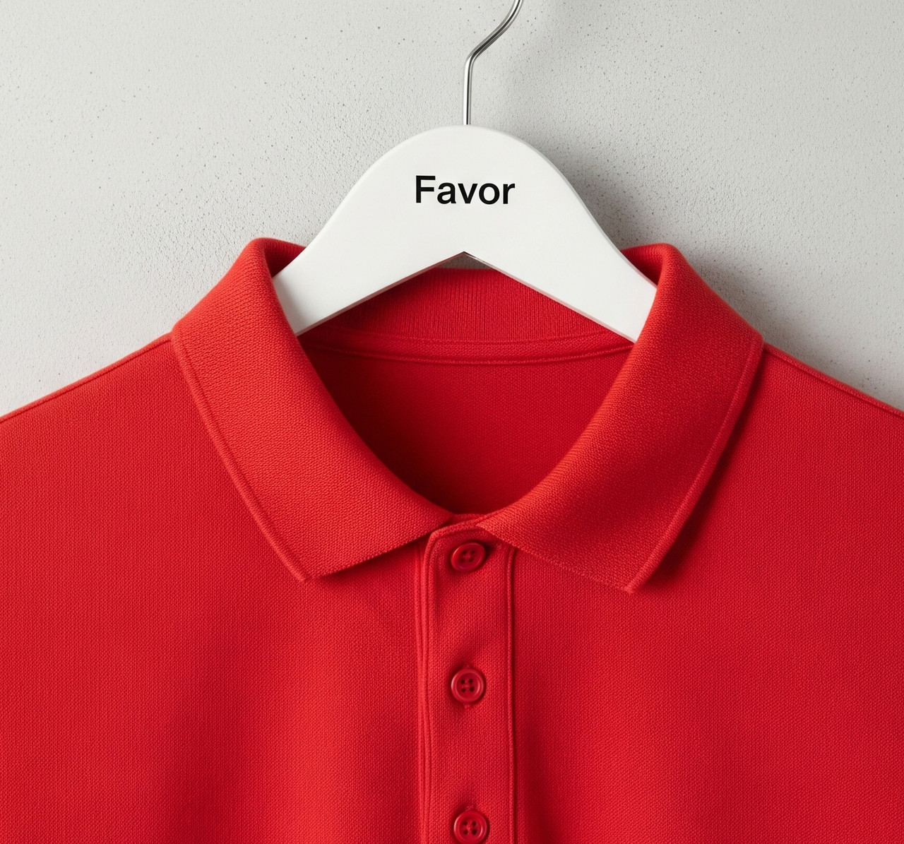Футболка поло Favor, красная, фото 1