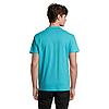 Футболка поло Favor, бирюзовая, фото 3