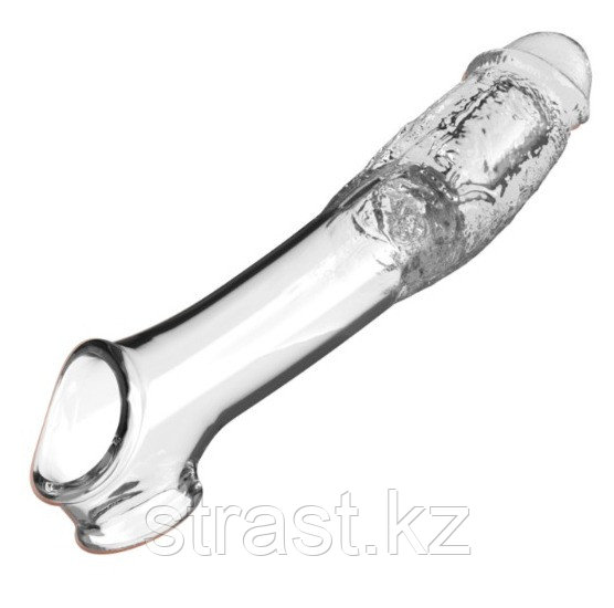 Прозрачная насадка с вибрацией Wolf Fang, фото 1