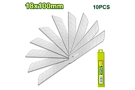 Набор отламываемых лезвий для ножей DYLLU 10 шт, 18x100 мм