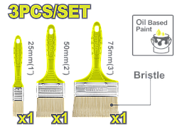 Набор Плоских Кистей (3 шт.) для Масляных Красок – Всё для Качественной Покраски!