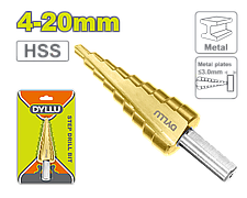 Ступенчатое Сверло DYLLU HSS 4-32мм (DTJD1403)