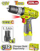 Универсальная Ударная Дрель-Шуруповерт 12V DYLLU (1x1.5Ач)